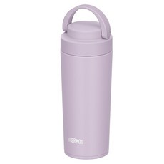 THERMOS 膳魔師 真空斷熱便攜式隨行杯 含提把 JOV-421, 可保溫/保冷, 1個, 0.42L, 紫丁香色