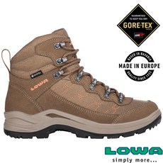 【德國 LOWA】女款 TAURUS PRO GTX 中筒防水透氣多功能健行登山鞋 歐洲製造 褐色