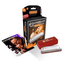 HOHNER Golden Melody 十孔口琴, 1個, B調