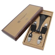 베네토루치 국산 더블클립 서스펜더 멜빵 SSPD03 선물 케이스 컬러 Y형 국산 더블클립 선물용