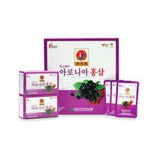 6년근 홍삼 담은 아로니아농축액 삼지원 아로니아 홍삼 40ml, 60개