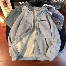 보들보들 융털 후드 집업 봄 가을 겨울 여성용 예쁜 소프트 기모 뽀글이 후드티 외투 루즈핏 캐주얼 레터링 트레이닝 상의 빅사이즈