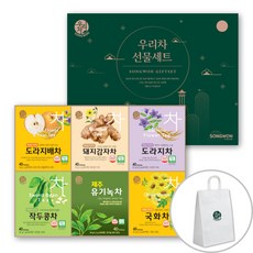 송원 우리차 정성가득 티백 선물세트 S-2호+쇼핑백, 1세트