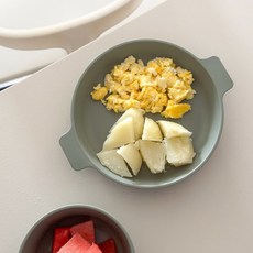 깨지지 않는 아기 간식볼 원형 접시 어린이집 식기, 1세트, 모던원형접시(15cm)3P