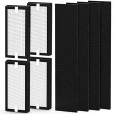 GoKBNY 2팩 HFD-120-Q 교체용 필터 Honey-Well HFD-120-Q QuietClean 청정기와 호환 (ASIN:B000ANEPYO), 4-Pack