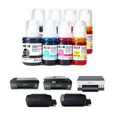 SL-T1670W 무한 잉크 카트리지 삼성 호환 프린터 팩스 복합기 SL-T2170W SL-J1560W SL-T2270W SL-T1670 SL-J1560, 8개입, 2개씩 K610+C610+M610+Y610