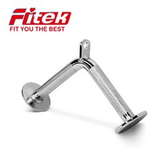 Fitek健身網 三頭肌拉桿 V型拉桿 三頭肌下拉桿 三頭肌下壓桿 實心拉桿 健身房重訓Cable機配件, 1個