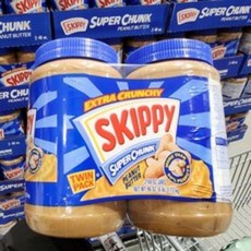 [미국직배송] 코스트코 땅콩버터 1.36kg /2병세트스키피 땅콩잼 땅콩크림, 2.72kg, 1개