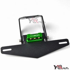 川崎忍者400 NINJA400/250/650 Z400改裝短尾車牌架 短牌架 車牌支架 牌照支架 車牌架, z900（綠）, 1個