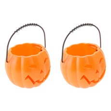 發聲發光南瓜糖果籃, 2個, 混合色