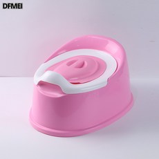 DFMEI 簡約兒童通用坐便器可愛男孩女孩家用可拆卸護脊便盆寶寶馬桶, 粉色:如圖