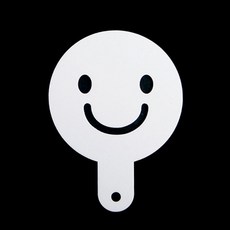 스텐실A-6 (100mm) 스마일, 1개, 1