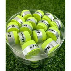 60 드라이 테니스 라켓 그립 미끄럼 방지 흡수 배드민턴 진동 오버 스웨트 밴드, WM Fluorescent gr n