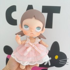 팝마트 지거 Zsiga 1/8 20cm 액션 피규어 인형 인형옷 핑크 리본 스커트