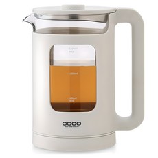 OCOO 奧庫 LED玻璃電熱水壺 米灰色 1.5L, OCS-TP160G