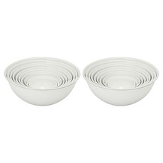 노다호로 볼 대접 16cm, 2개, 화이트