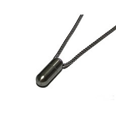 긴급구조 캡슐 목걸이 니트로글리세린 알약 목걸이, 1개