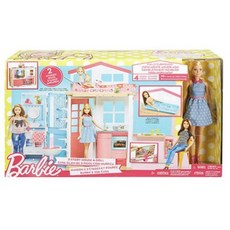바비 바비의 이층 핑크 하우스, 혼합 색상, 1개