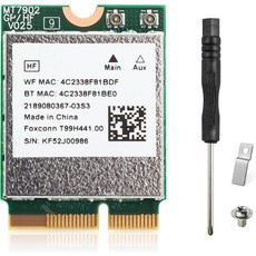 노트북용 EDUP WiFi 6E 카드 M.2 2230 무선 네트워크 블루투스 5.3 트라이밴드 2.4G5G6G 최대 2400Mbps 노트북 및 미니 PC용 Windows 1011과, WiFi 7 Card BE6500