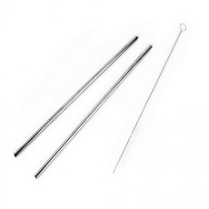 텀블러 스텐빨대 음료빨대 커피빨대 다회용빨대 일자형빨대 스테인레스빨대, 일자형, 1개, 1개