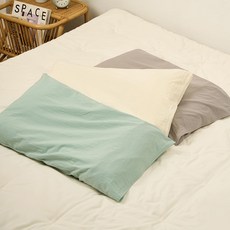 수면공감 성인 에코순면커버(3color), 1개, 버터크림