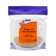 NOW Foods 素食明膠空膠囊, 95g, 1袋