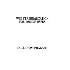 (英文圖書)Web Personalization for Online Users 精裝版, Notion Press, 英文
