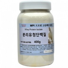 속이 편안한 고순도 WPI 분리유청단백질 분말 프로틴, 2개, 400g
