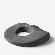 FACAT 도넛방석 치질방석 사무실 방석 교실 방석 메모리폼 치질 방석 휠체어 방석 CT-008-1, 1개, 블랙