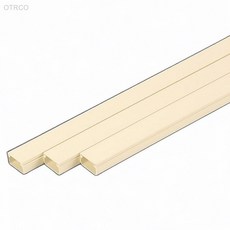 PVC 사각 몰딩 2호 미색 멀티탭정리 배선정리 케이블가리개, 상세페이지 기재