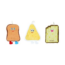 극세사 음식 모양 핸드타올 넉넉한 흡수력 빠른건조, 케이크