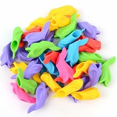 루다스 삼각그립 돌고래 필기 펜그립 1P