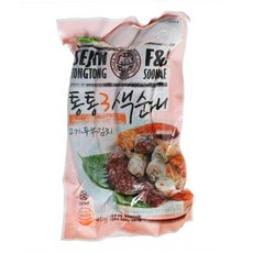 세진 통통 삼색 순대 450g 고기 두부 김치 냉동형 판매자 햇살누리, 수량조절가능, 3개