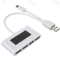 허브 포트 4포트, 2IN1 USB-C타입 USB 2.0 A