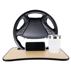 자동차테이블 차량용 핸들테이블 차량우드식탁 트레이책상 폴딩식판 79000EA 1EA, 본상품