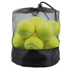 Tebery 20팩 그린 고급 트레이닝 테니스 공 연습공 메시 휴대용 가방 포함 134709, Tebery 20팩 그린 고급 트레이닝 테니스 공 연습