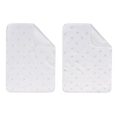 미라클 베이비 유아 방수패드 기저귀매트 2개입, 여우+다람쥐, 1세트