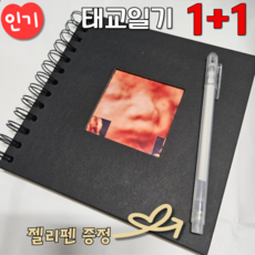 1+1 초음파앨범 태교일기 일기장 초음파사진 앨범