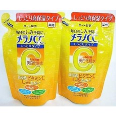 CC [2개 세트] 멜라노 약용 얼룩 대책 미백 화장수 촉촉한 타입 리필용, 170ml