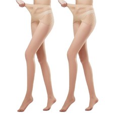 【2쌍】플러스 사이즈 초박형 하이 웨이스트 심리스 타이츠 여성용 플러스 캐주얼 할로우 아웃 컨트롤 탑 울트라 편안한 엉덩이 리프팅 일상복 신축성 통기성 수분 흡수
