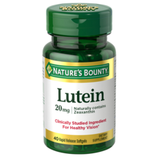 NATURE'S BOUNTY 葉黃素膠囊 20mg, 1罐, 40顆, 單一商品