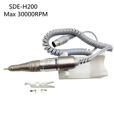 네일 드릴 펜 35K 40K 강력한 105L h37l1 모든 마라톤 STRONG210 90 204 폴리 셔 핸드 피스 밀링 커터 도구, 01 35K SDE-H200