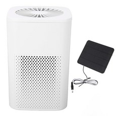 Shenruifa 넓은 커버리지 영역과 강력한 모터가 있는 입자 제거 공기 청정기 자동차 개집 닭장 통풍용 태양열 전원 10W