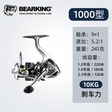 熊王 Assassin 海釣紡車輪 4000型, 1000中杯,左右手互換型