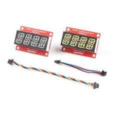 現貨 SparkFun美國製 Qwiic Alphanumeric Kit 14段母數字顯示模組套件 白光&紅光, 1個, 含稅