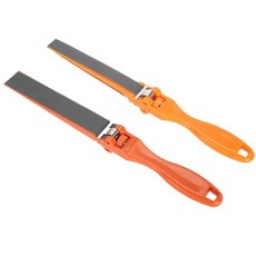 Chiffonade 오렌지 플라스틱 사포 롤 바 2개 전문 샌딩 페이퍼 스틱 연마 클립 모델 샌딩 도구, Chiffonade 오렌지 플라스틱 사포 롤 바 2개,