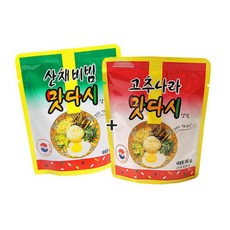 맛다시 군인 군대 산채비빔 1개 + 고추나라 1개 볶음 고추장 양념 90g
