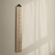 韓國ins風 兒童房木質 裝飾牆貼掛尺 寶寶嬰兒身高測量尺, 鉛筆身高尺, 卡其