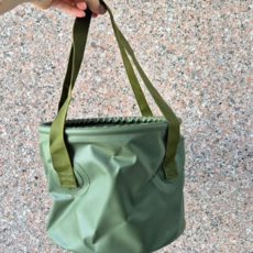 접이식 세면대 다용도 휴대용 수납통 캠핑 세탁 통 바스켓 설거지통 7리터 여행용 야외용 물통