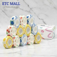 이티씨몰 자가점착 밴드 2.5cm 압박붕대 패턴 후르츠 3종 체리 블루베리 레몬 10+2, 1세트